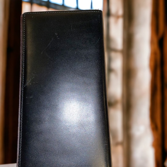 Salvatore Ferragamo Men's Long Wallet/Checkbook EUC Authentic - Picture 6 of 9